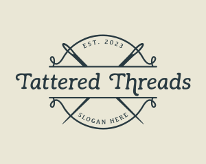 Needle Thread Tailoring logo design