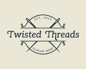 Needle Thread Tailoring logo design