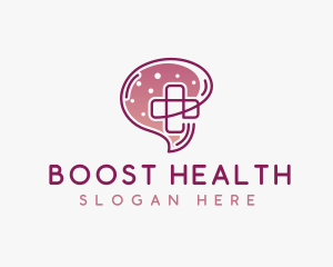 Mental Health Brain logo design