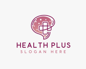 Mental Health Brain logo design