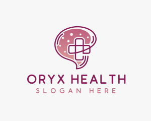 Mental Health Brain logo design