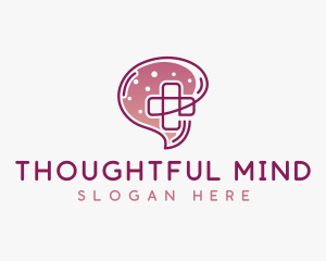 Mental Health Brain logo design