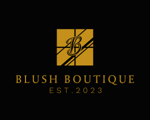 Luxury Boutique Window logo design