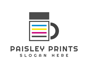 Print Ink Mug logo design