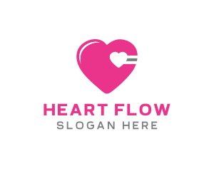 Pink Cardio Heart logo