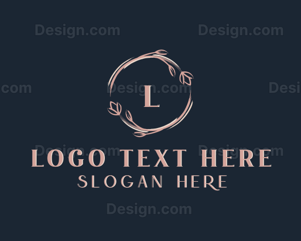 Floral Wreath Logo