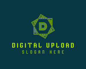 Digital Gaming Hexagon  logo design