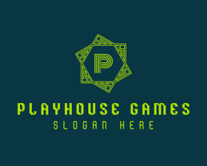 Digital Gaming Hexagon  logo design