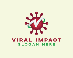 Virus Disease Letter V logo