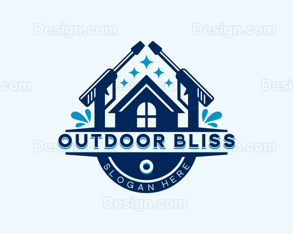 Pressure Washing Cleaner Logo