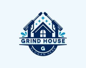 Pressure Washing Cleaner logo design