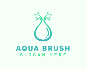 Eco Water Beverage logo design