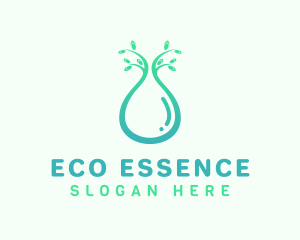 Eco Water Beverage logo design