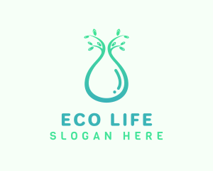 Eco Water Beverage logo design