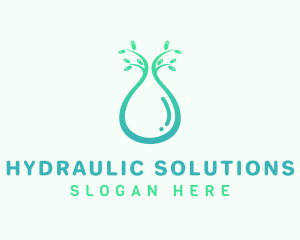 Eco Water Beverage logo design