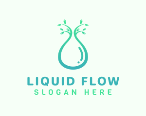 Eco Water Beverage logo design