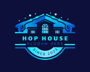 Power Wash Clean House logo design