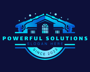 Power Wash Clean House logo design