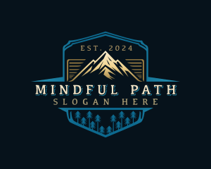 Mountain Peak Camp logo design