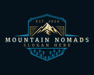 Mountain Peak Camp logo design