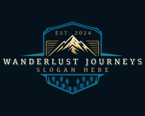 Mountain Peak Camp logo design