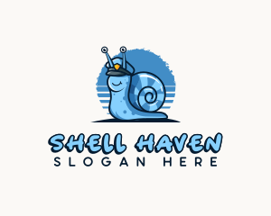 Snail Police Officer logo