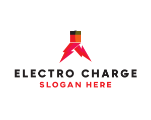 Battery Electric Bolt logo design