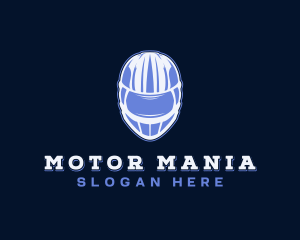 Motorbike Racing Helmet logo design