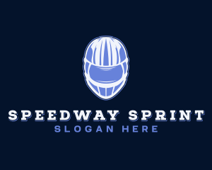 Motorbike Racing Helmet logo