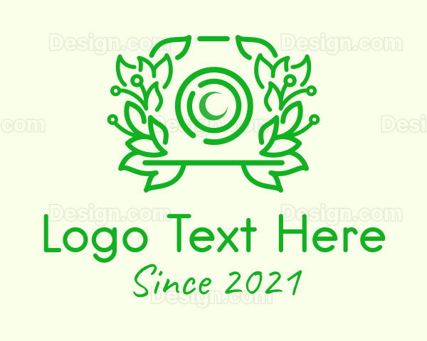 Green Nature Camera Logo