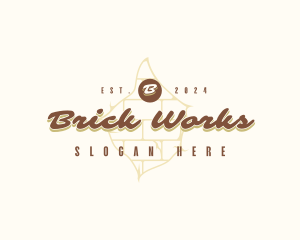 Brick Wall Business logo design