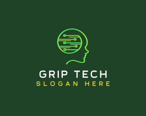 Tech Brain Technology logo design