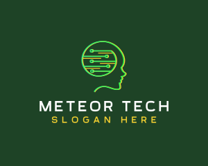 Tech Brain Technology logo design