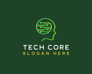 Tech Brain Technology logo design