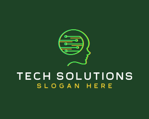 Tech Brain Technology logo design