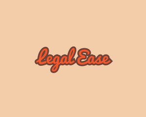 Retro Cursive Brand logo