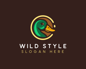 Wild Farm Duck  logo design