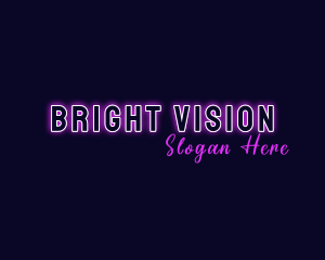 Bright Neon Business logo design