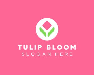 Florist Tulip Flower logo design