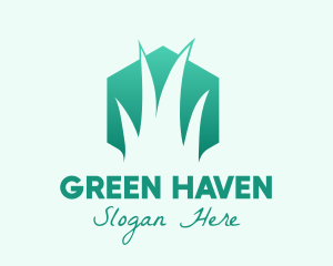 Natural Hexagon Grass logo