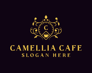 Luxury Cafe Restaurant logo design