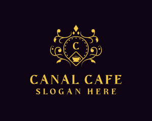 Luxury Cafe Restaurant logo design