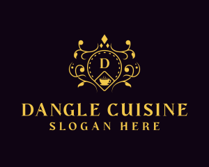 Luxury Cafe Restaurant logo design