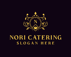 Luxury Cafe Restaurant logo design