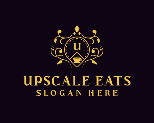 Luxury Cafe Restaurant logo design