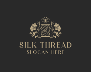 Floral Sewing Thread logo design