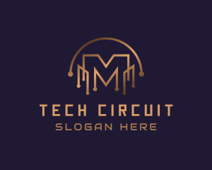 Crypto Circuitry Letter M logo