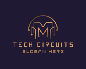 Crypto Circuitry Letter M logo