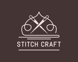 Needle Tailoring Fashion Seamstress  logo design