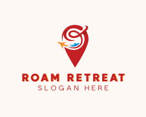 Airplane Travel Destination logo
